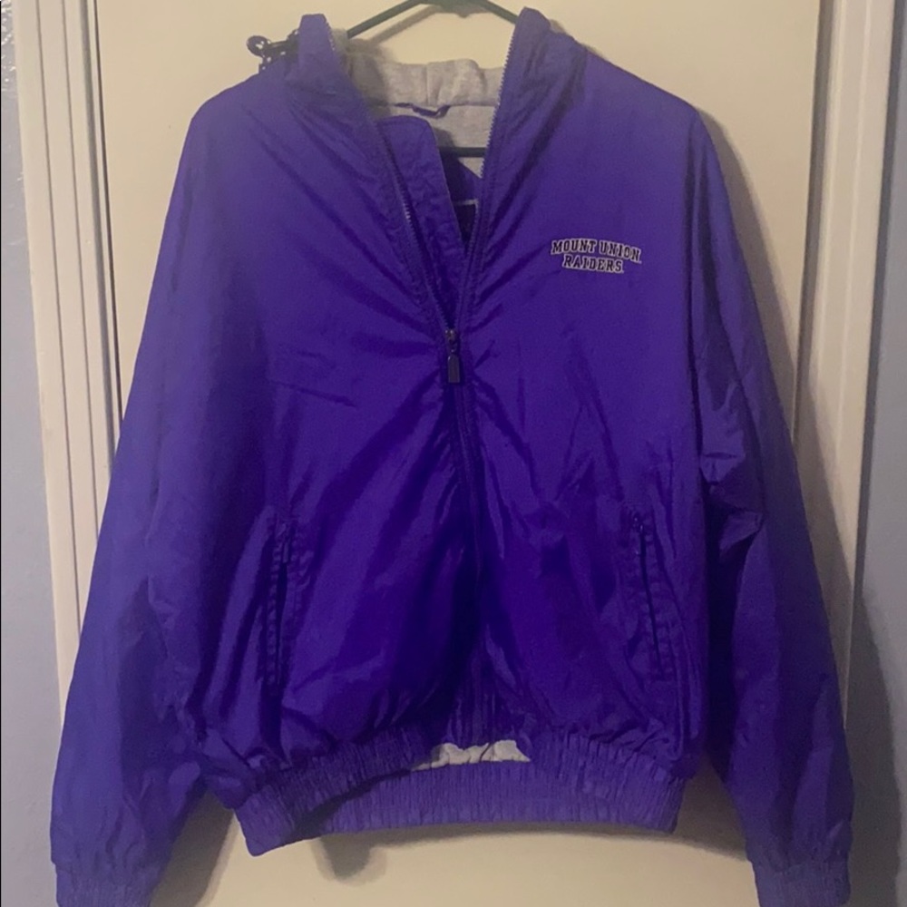 Holloway Mount Union sweatshirt lined windbreaker